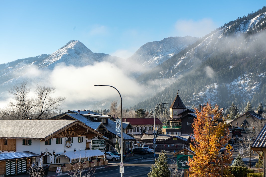leavenworth bavarian town in washington